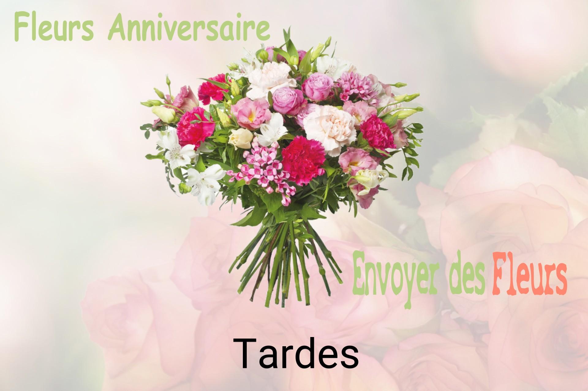 Bouquet de fleurs d’anniversaire livré à Tardes