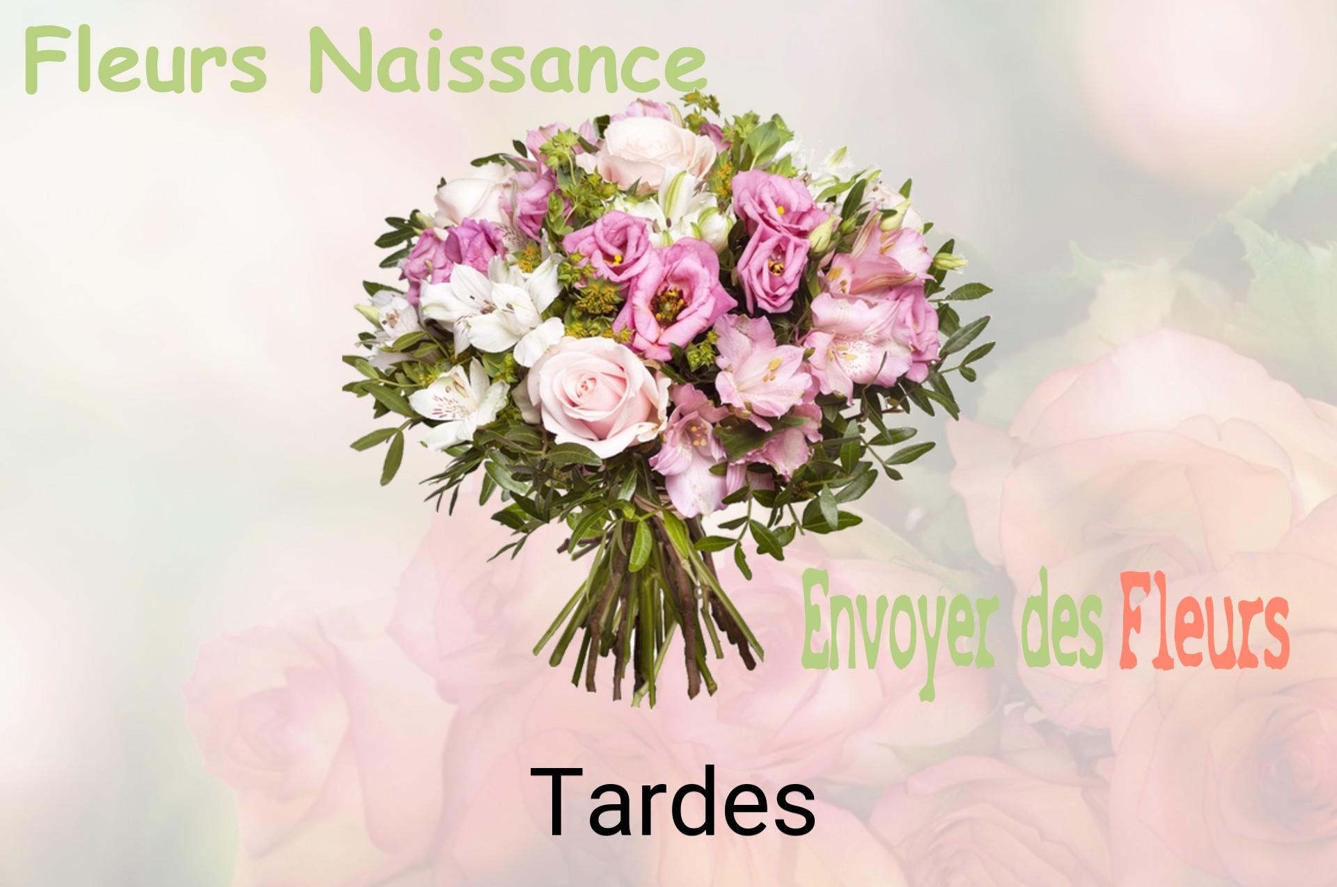 Bouquet de fleurs de naissance livré à Tardes